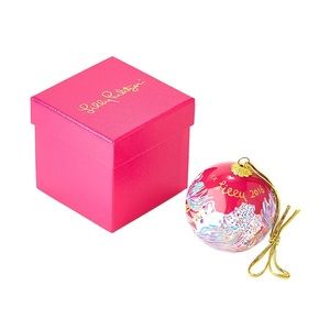 Lilly Pulitzer Glass Ornament